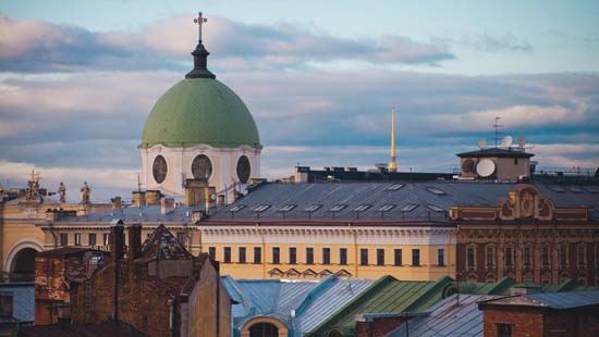 Экскурсия по крышам Питера