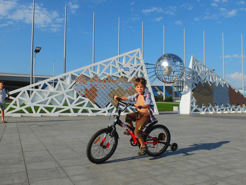 В Олимпийский парк на велосипеде (8/20)