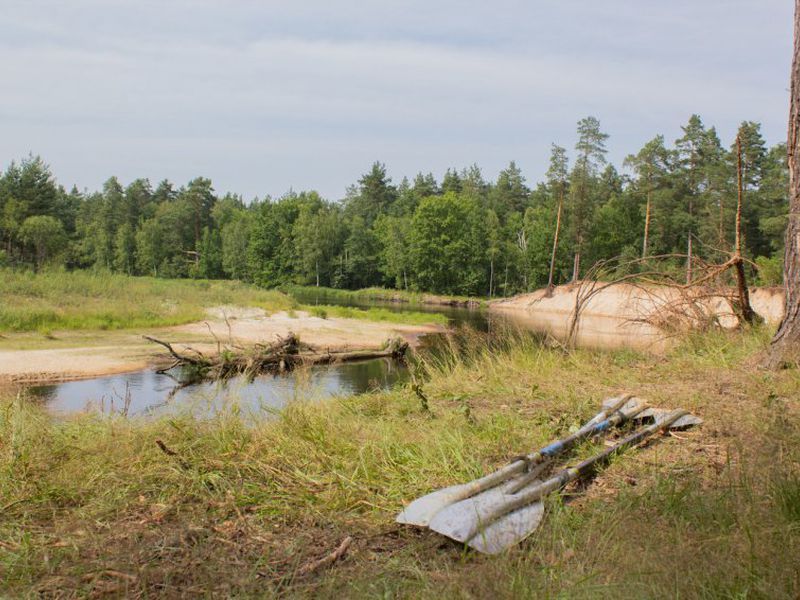 На байдарках по речке Пре (6/14)