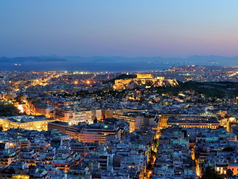 Афины — магия вечернего города (4/6)