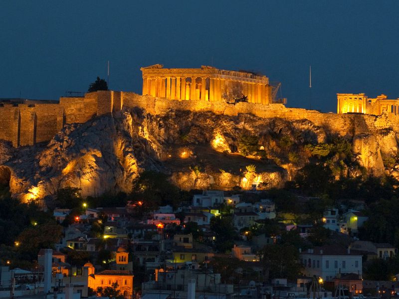 Афины — магия вечернего города (5/6)